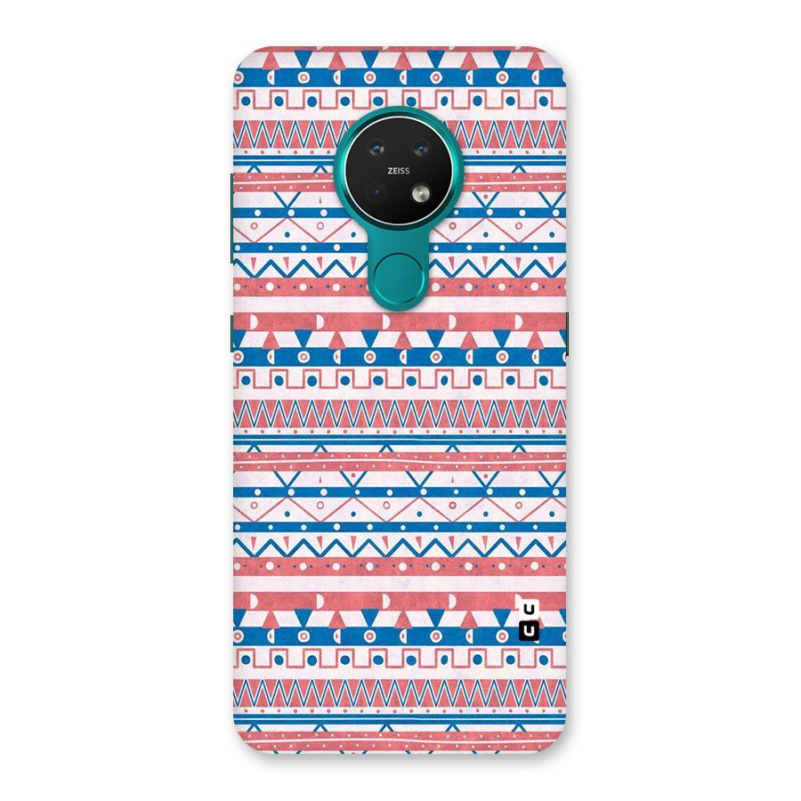 Seamless Ethnic Pattern Back Case for Nokia 7.2