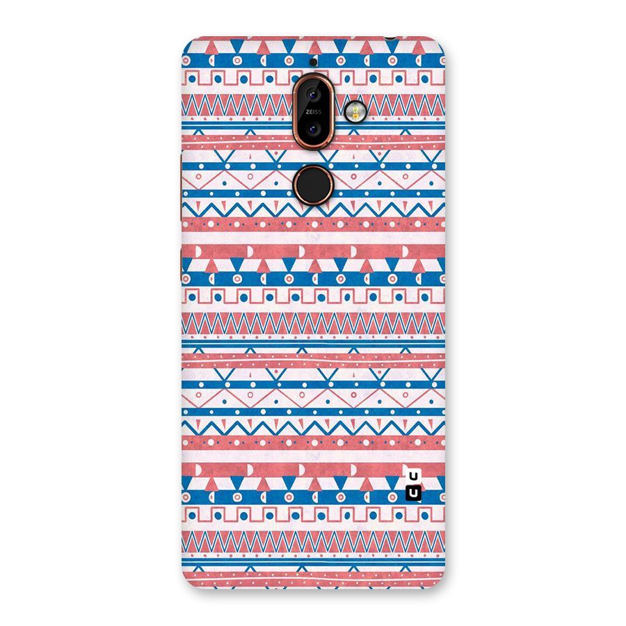 Seamless Ethnic Pattern Back Case for Nokia 7 Plus