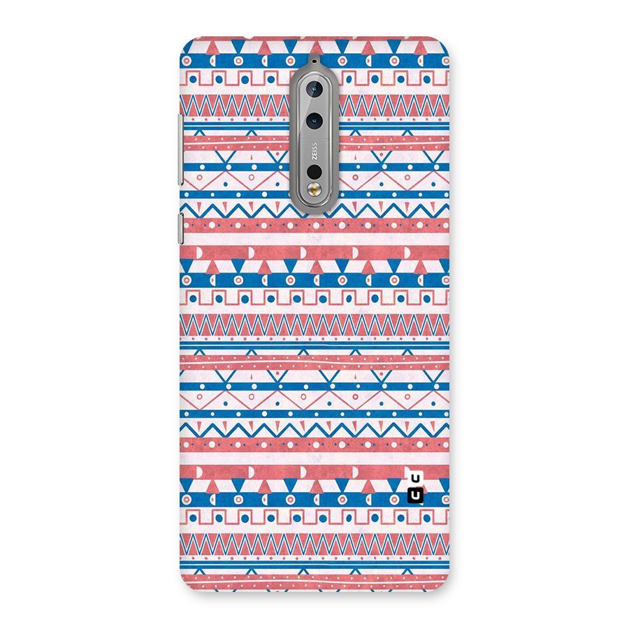 Seamless Ethnic Pattern Back Case for Nokia 8