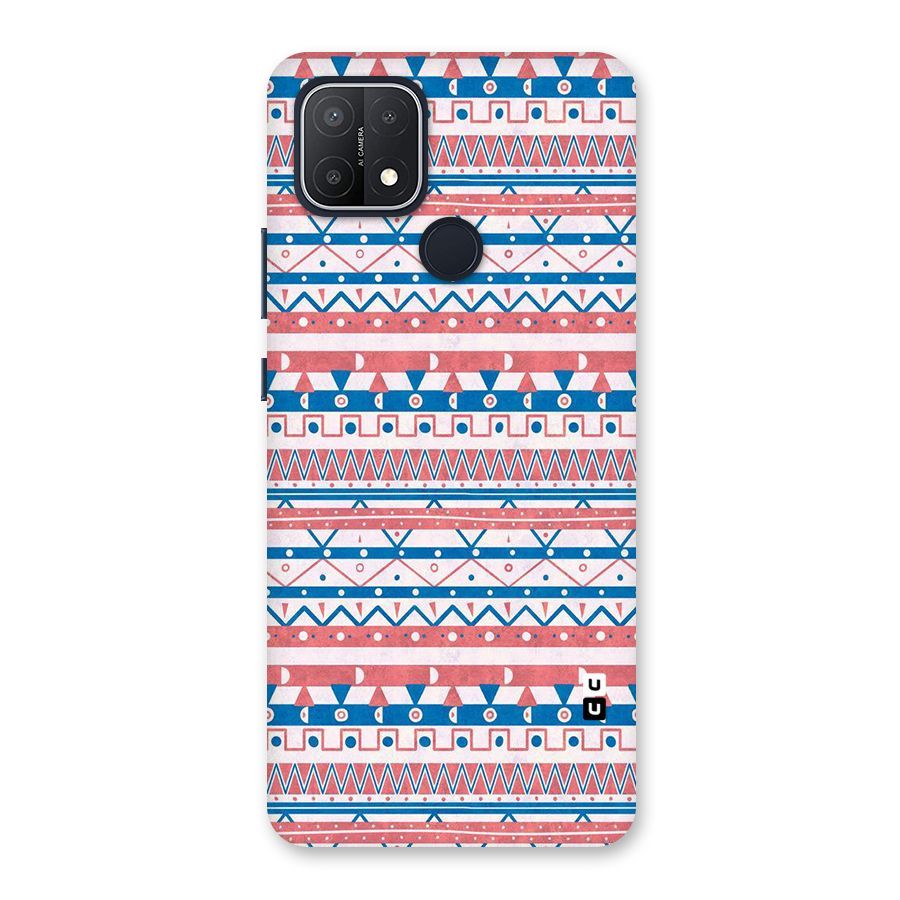 Seamless Ethnic Pattern Back Case for Oppo A15s