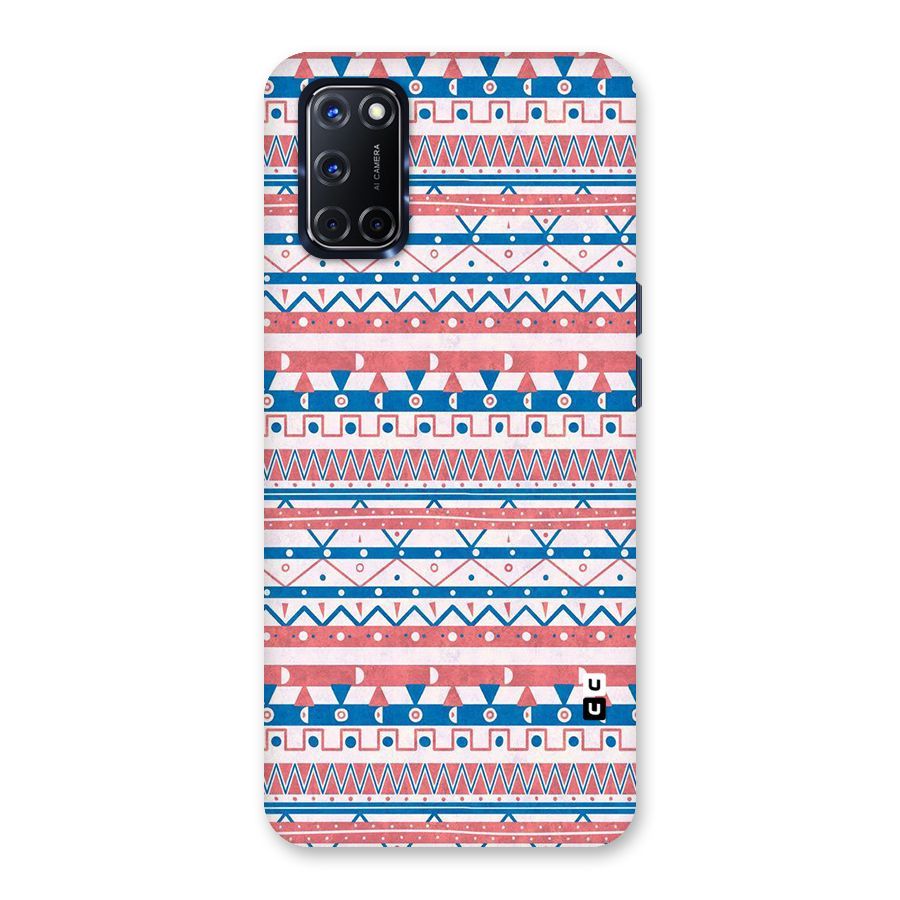 Seamless Ethnic Pattern Back Case for Oppo A52