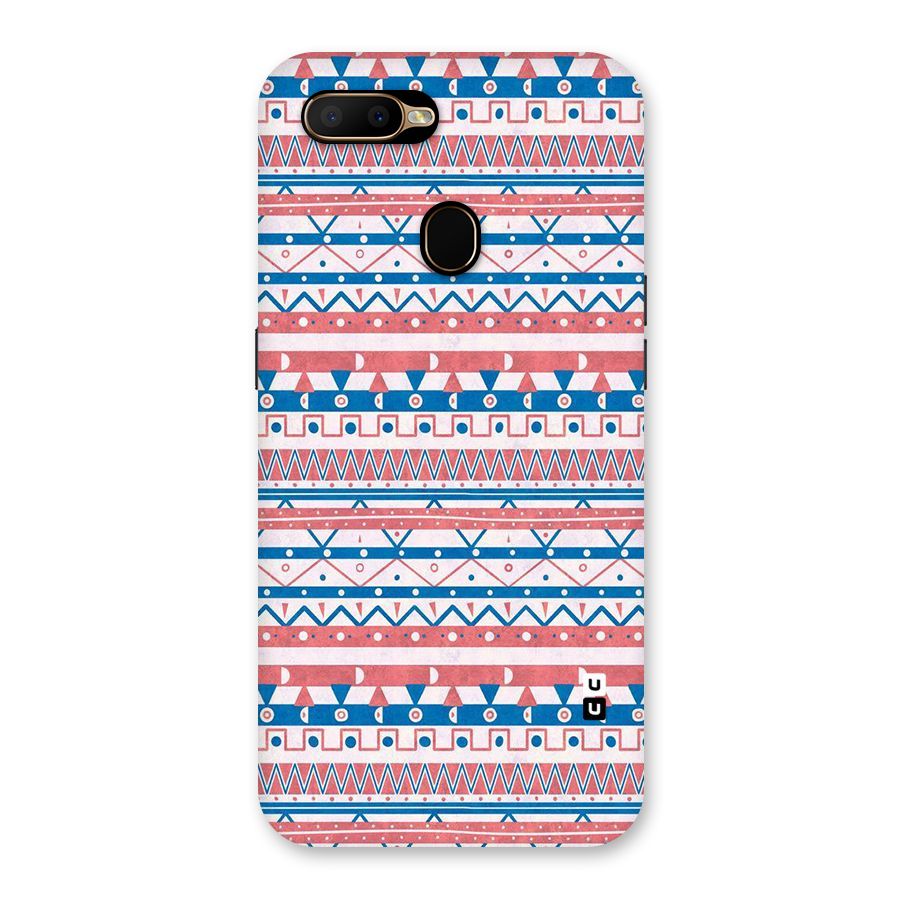 Seamless Ethnic Pattern Back Case for Oppo A5s