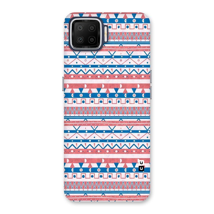 Seamless Ethnic Pattern Back Case for Oppo F17