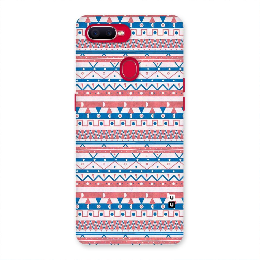 Seamless Ethnic Pattern Back Case for Oppo F9 Pro