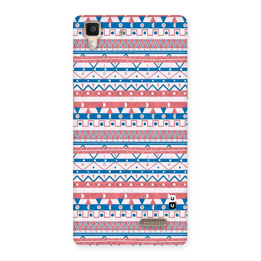 Seamless Ethnic Pattern Back Case for Oppo R7