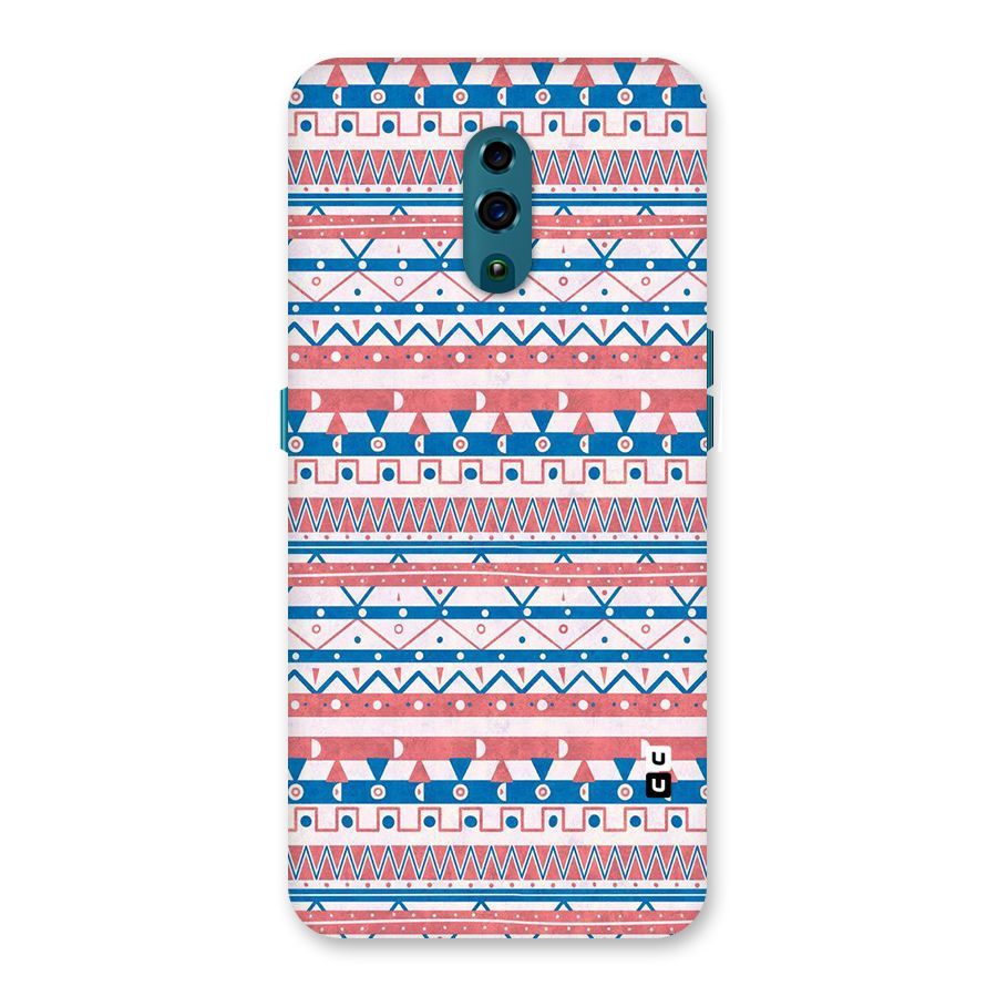 Seamless Ethnic Pattern Back Case for Oppo Reno