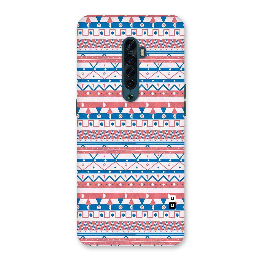 Seamless Ethnic Pattern Back Case for Oppo Reno2