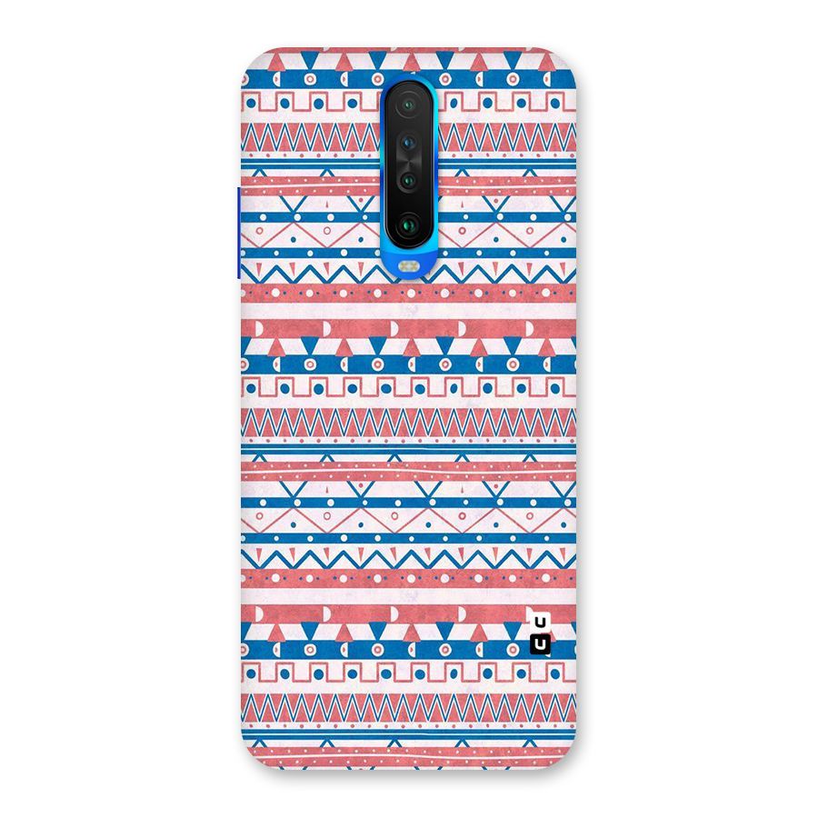 Seamless Ethnic Pattern Back Case for Poco X2