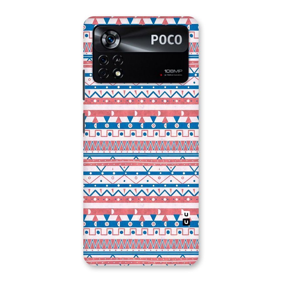 Seamless Ethnic Pattern Back Case for Poco X4 Pro 5G