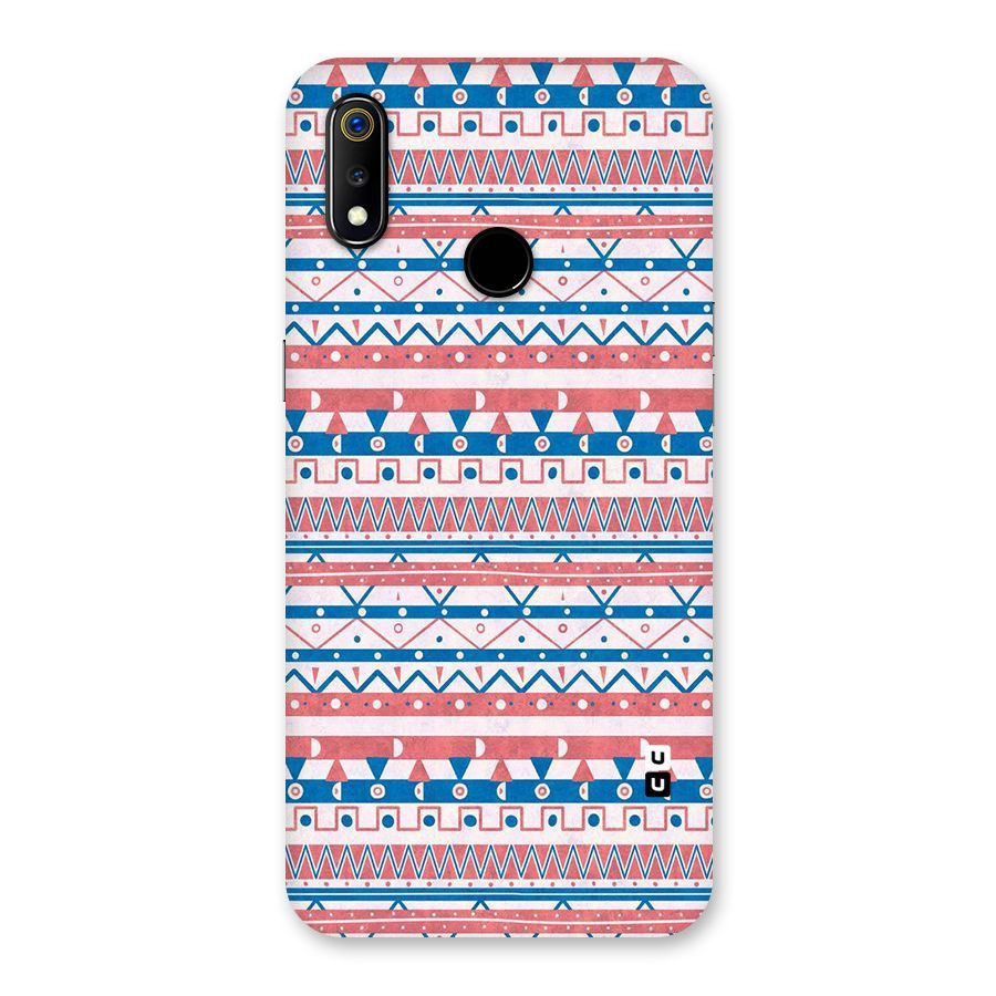 Seamless Ethnic Pattern Back Case for Realme 3