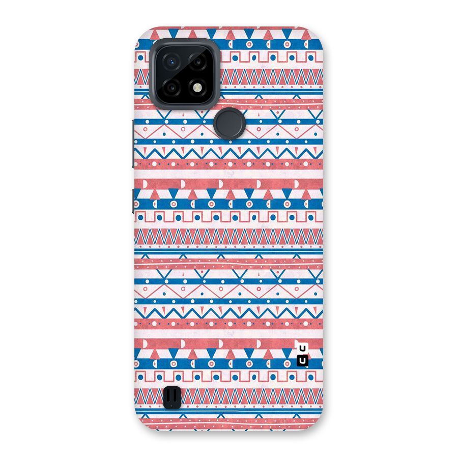 Seamless Ethnic Pattern Back Case for Realme C21