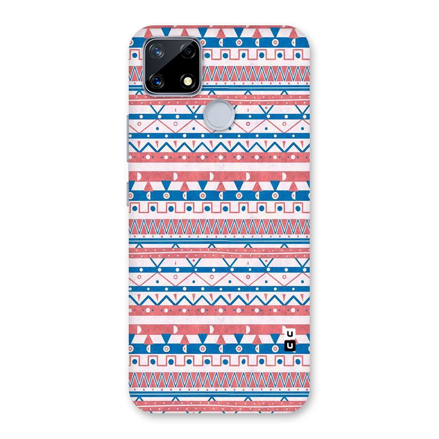 Seamless Ethnic Pattern Back Case for Realme Narzo 20