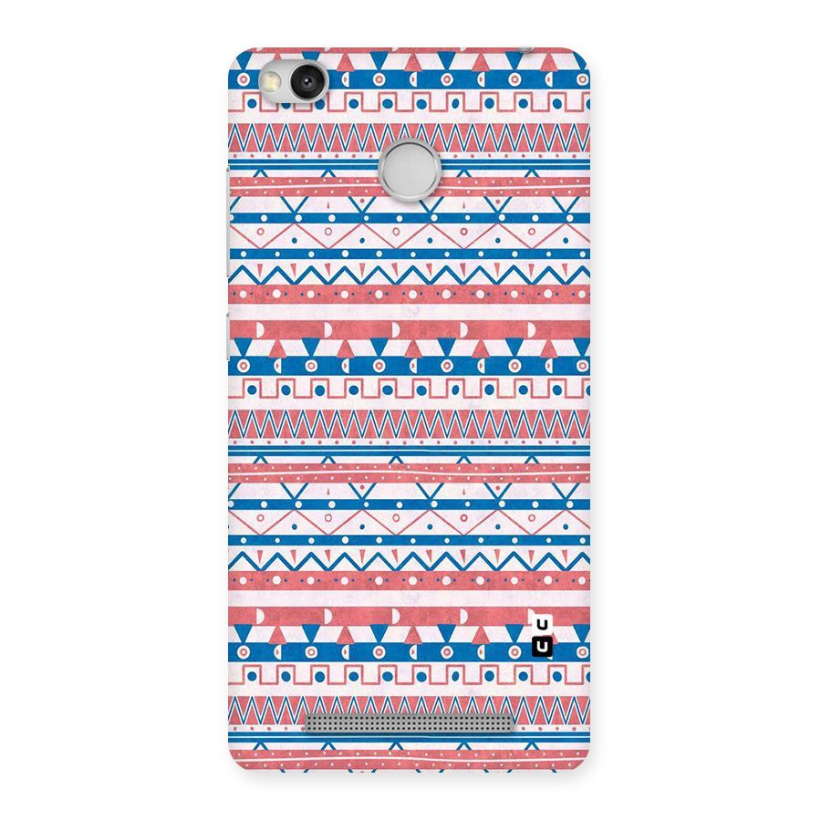 Seamless Ethnic Pattern Back Case for Redmi 3S Prime