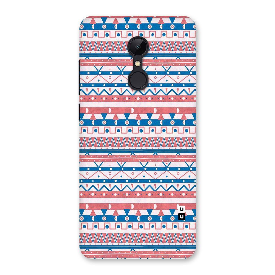 Seamless Ethnic Pattern Back Case for Redmi 5