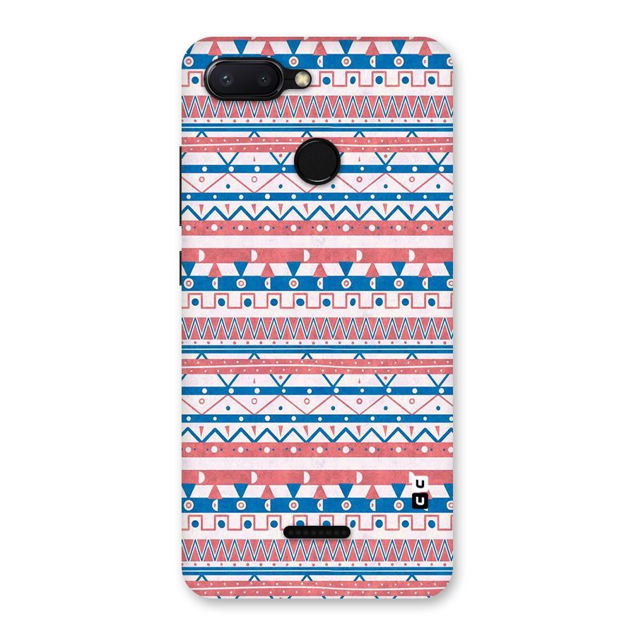Seamless Ethnic Pattern Back Case for Redmi 6