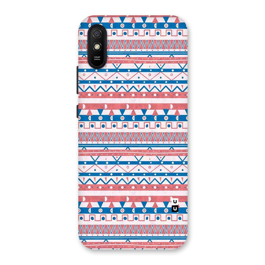 Seamless Ethnic Pattern Back Case for Redmi 9A