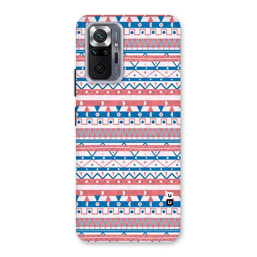Seamless Ethnic Pattern Back Case for Redmi Note 10 Pro Max