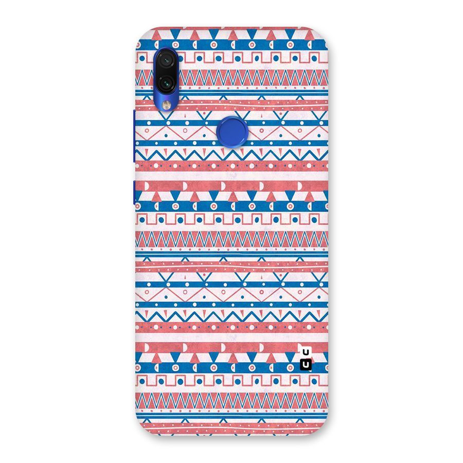 Seamless Ethnic Pattern Back Case for Redmi Note 7S