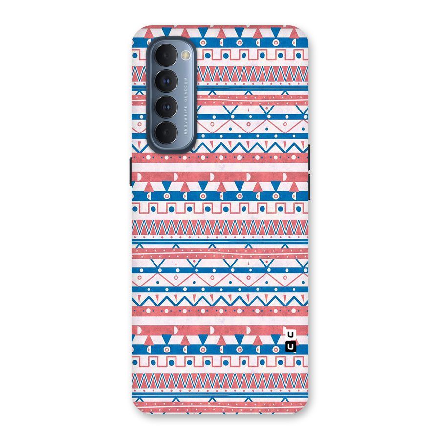 Seamless Ethnic Pattern Back Case for Reno4 Pro