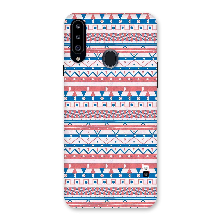 Seamless Ethnic Pattern Back Case for Samsung Galaxy A20s
