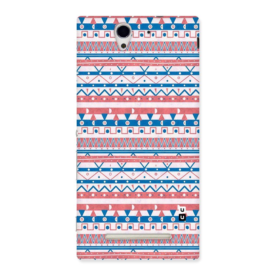 Seamless Ethnic Pattern Back Case for Sony Xperia C3