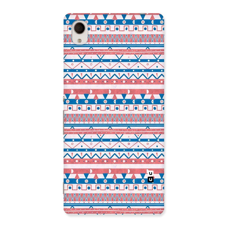 Seamless Ethnic Pattern Back Case for Sony Xperia M4