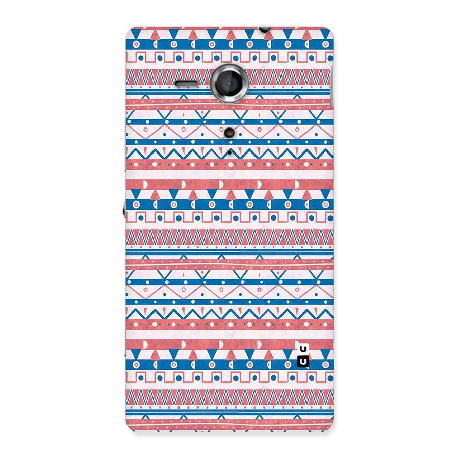 Seamless Ethnic Pattern Back Case for Sony Xperia SP