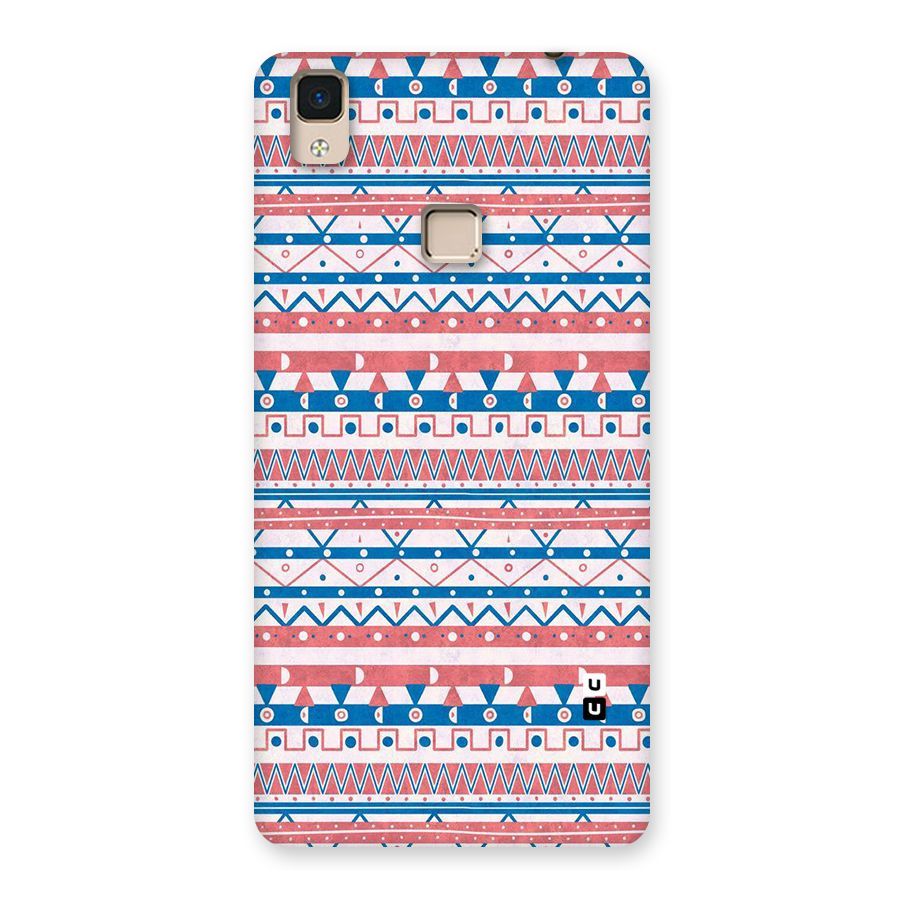 Seamless Ethnic Pattern Back Case for V3 Max
