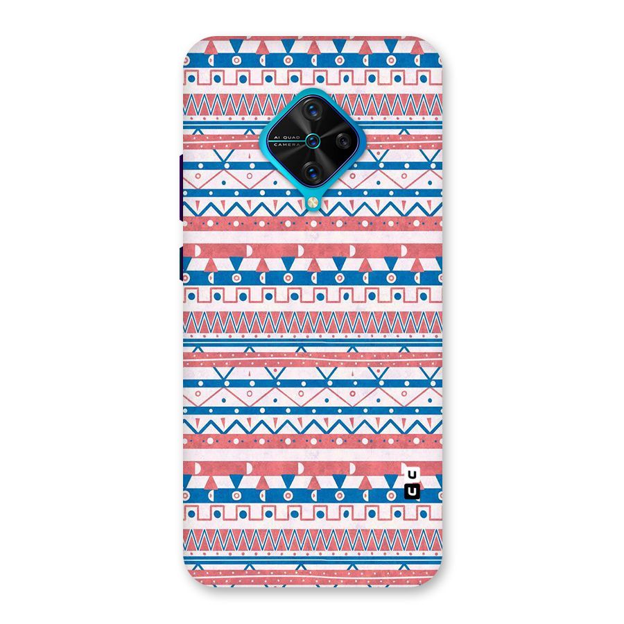Seamless Ethnic Pattern Back Case for Vivo S1 Pro