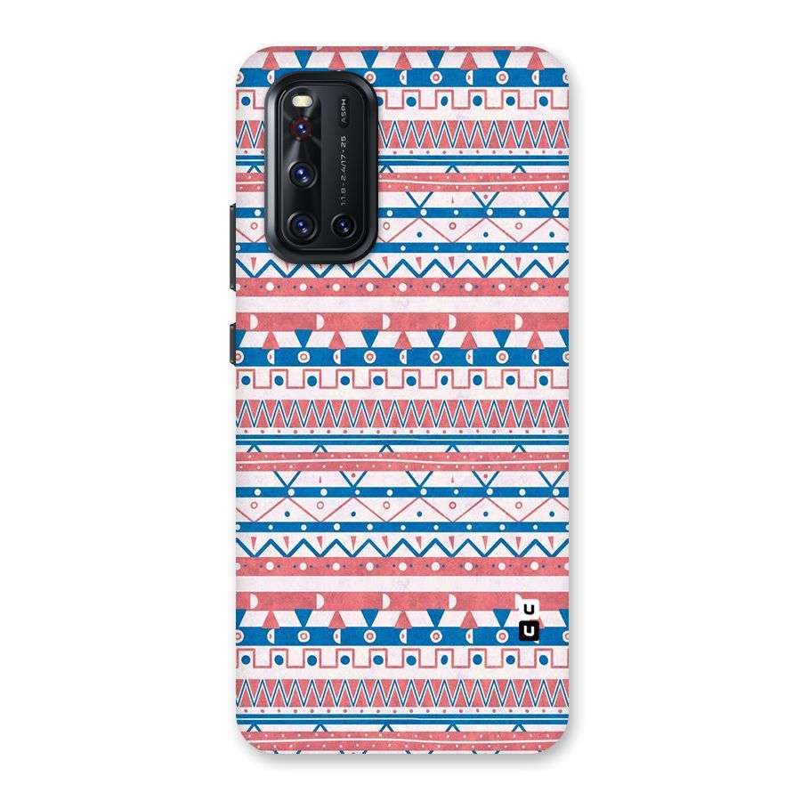 Seamless Ethnic Pattern Back Case for Vivo V19