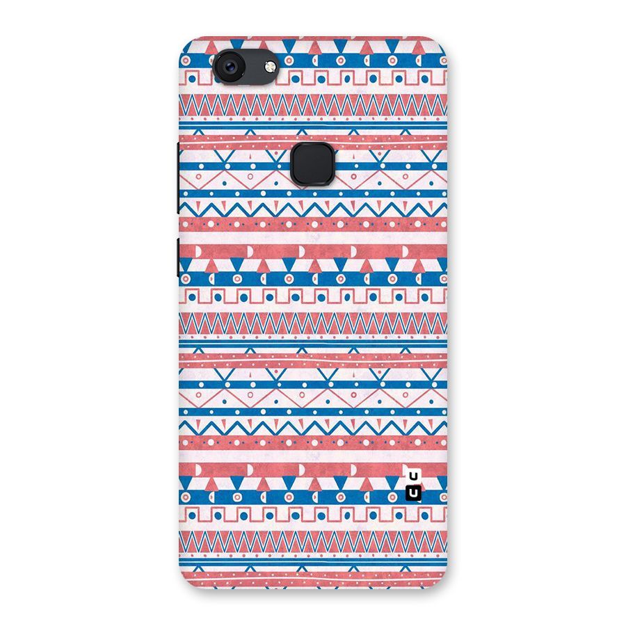 Seamless Ethnic Pattern Back Case for Vivo V7 Plus