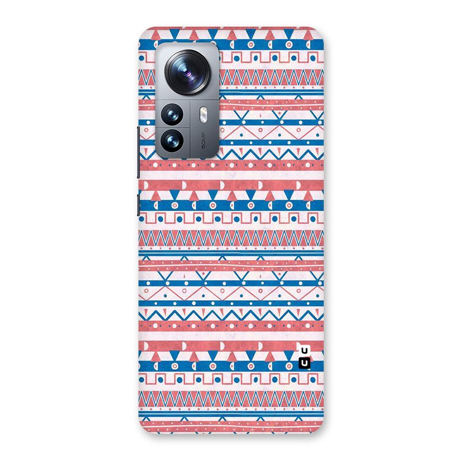 Seamless Ethnic Pattern Back Case for Xiaomi 12 Pro
