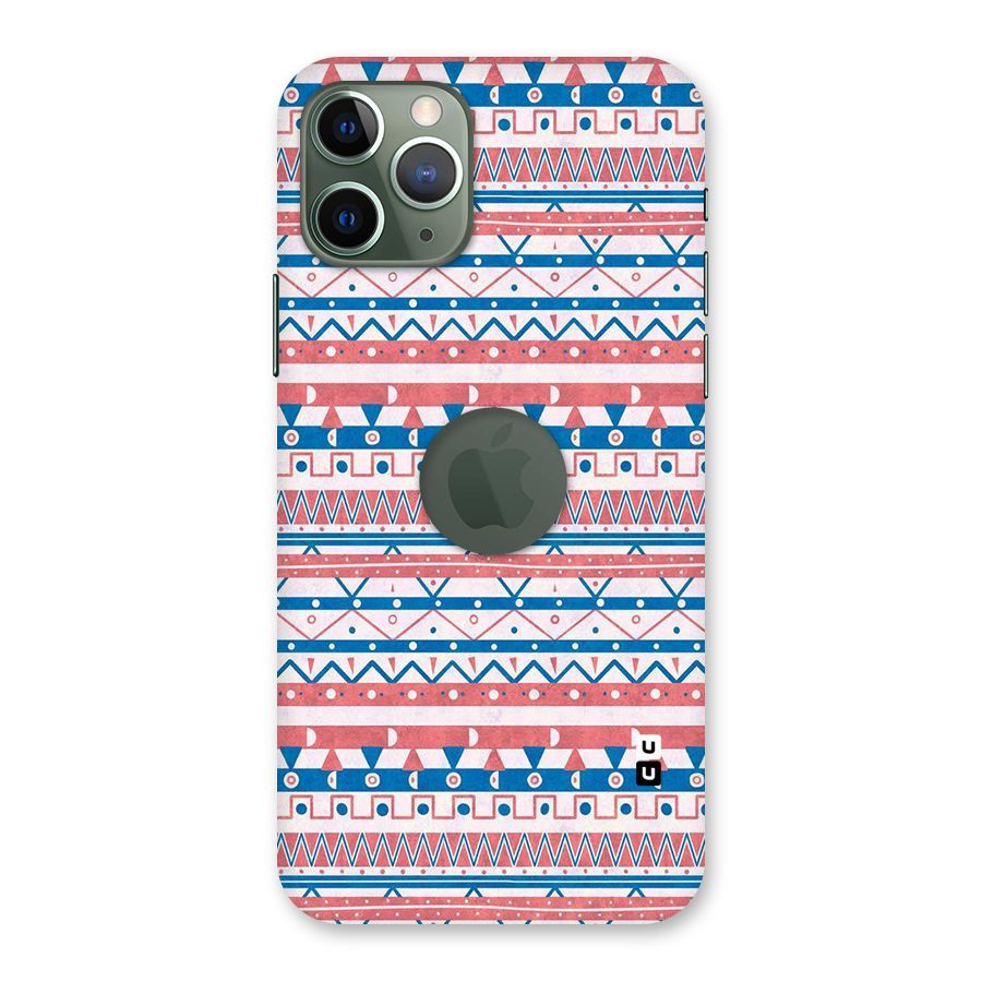 Seamless Ethnic Pattern Back Case for iPhone 11 Pro Logo  Cut