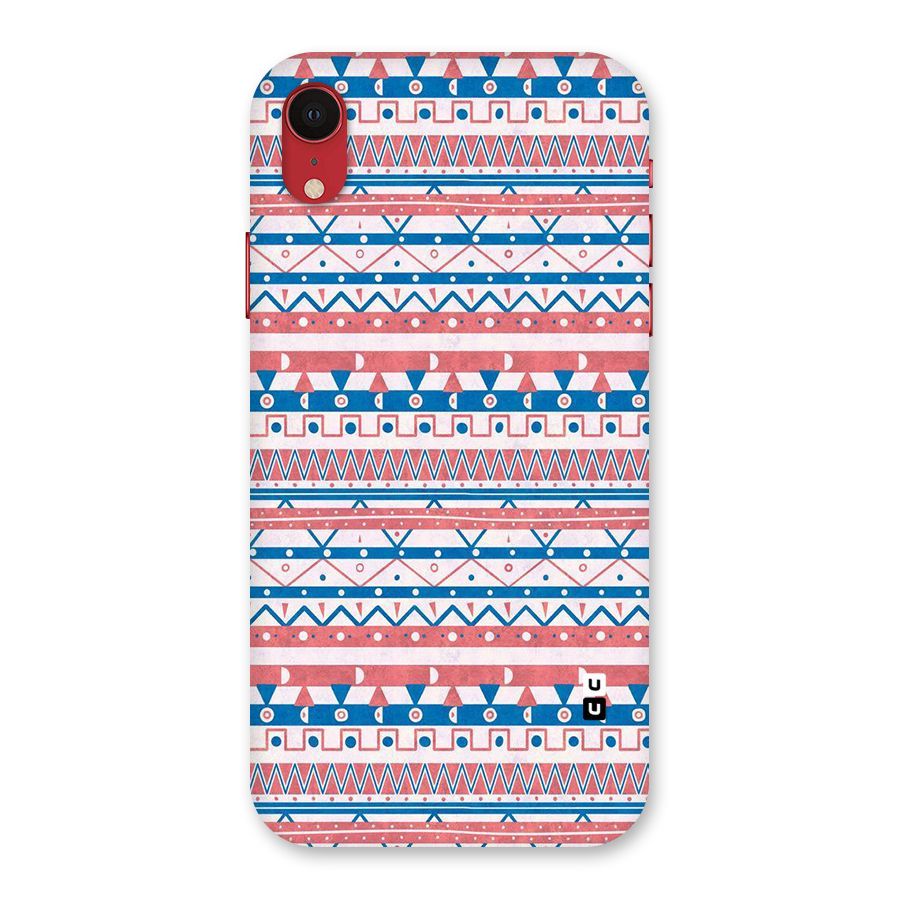 Seamless Ethnic Pattern Back Case for iPhone XR