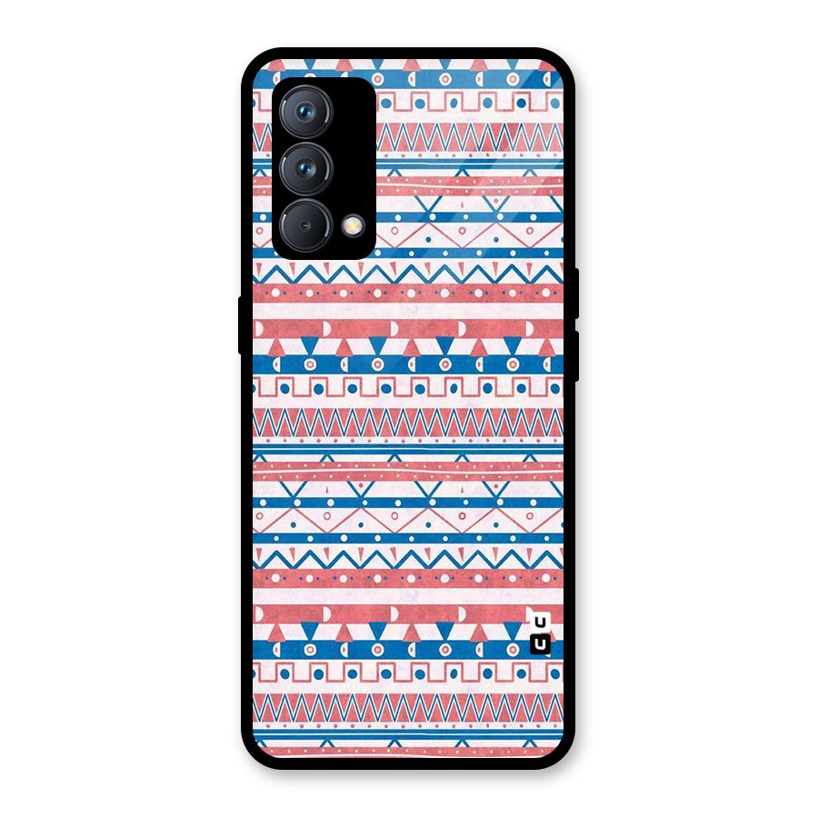 Seamless Ethnic Pattern Glass Back Case for Realme GT Master Edition