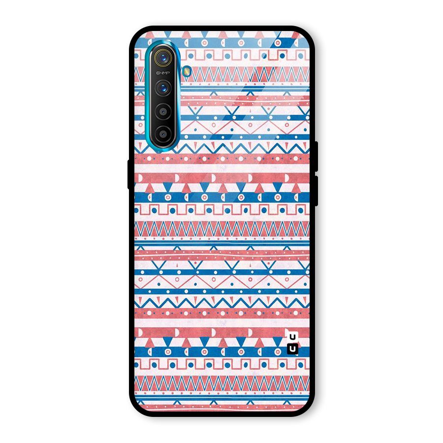 Seamless Ethnic Pattern Glass Back Case for Realme X2