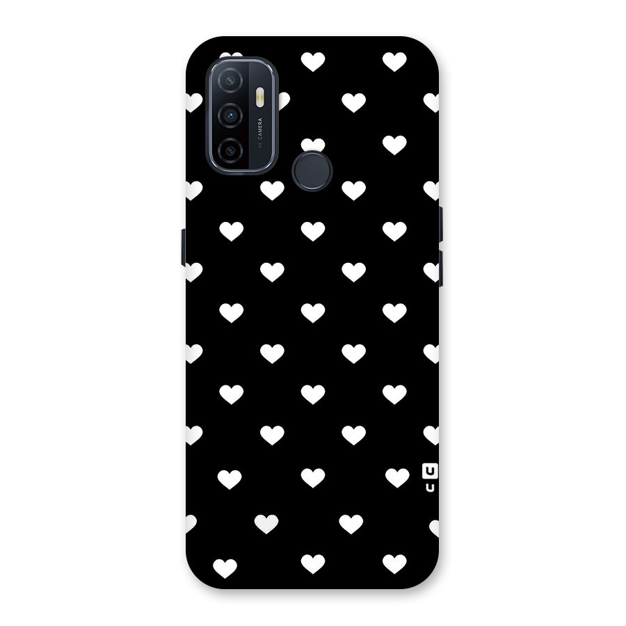 Seamless Hearts Pattern Back Case for Oppo A32