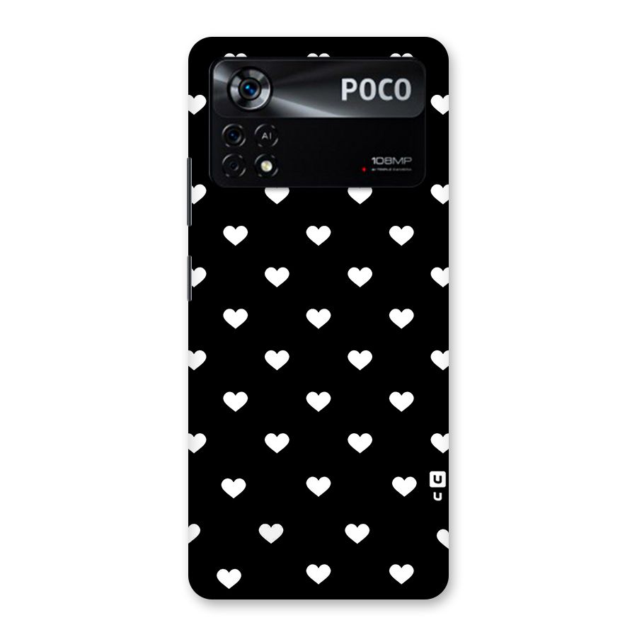 Seamless Hearts Pattern Back Case for Poco X4 Pro 5G