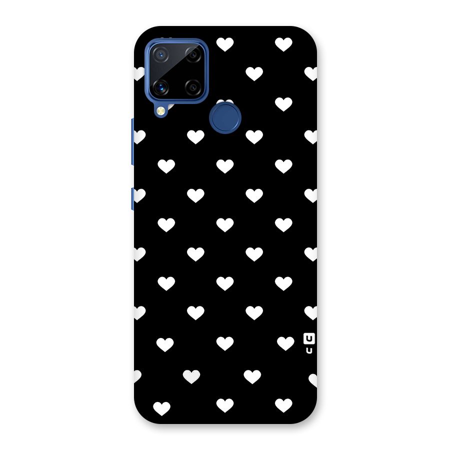 Seamless Hearts Pattern Back Case for Realme Narzo 30A
