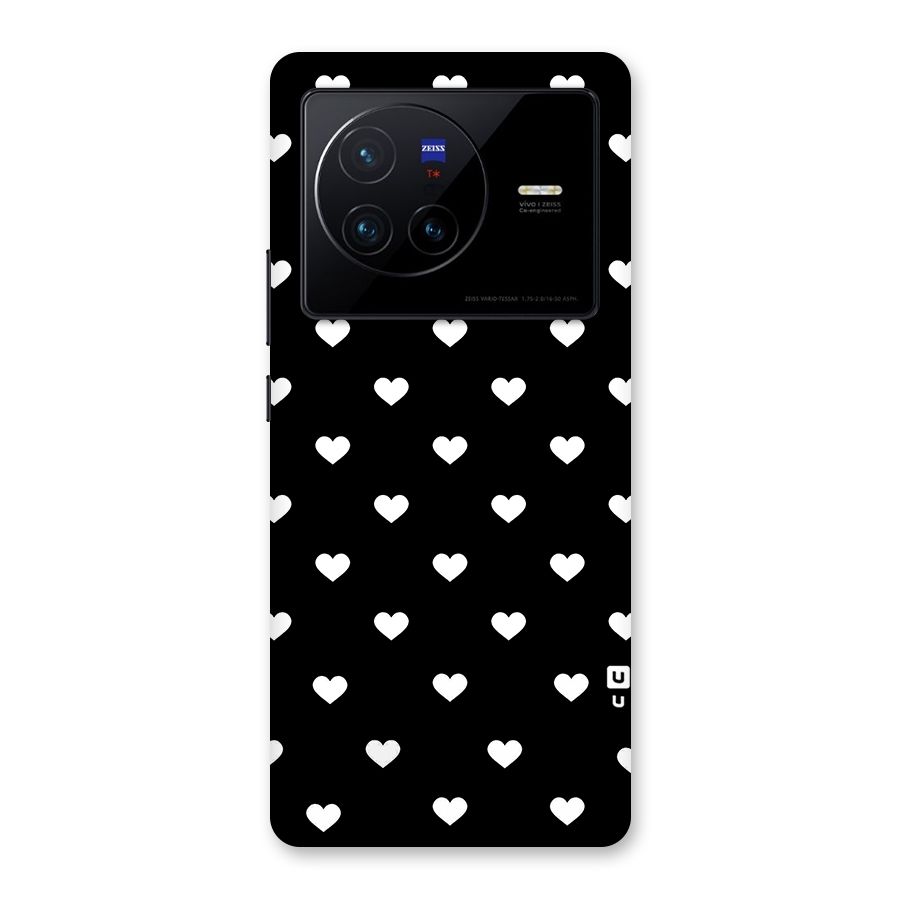 Seamless Hearts Pattern Back Case for Vivo X80