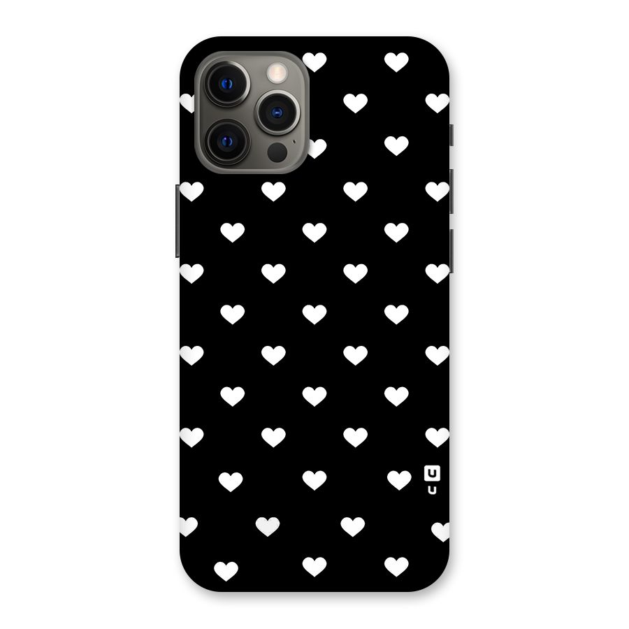 Seamless Hearts Pattern Back Case for iPhone 12 Pro Max