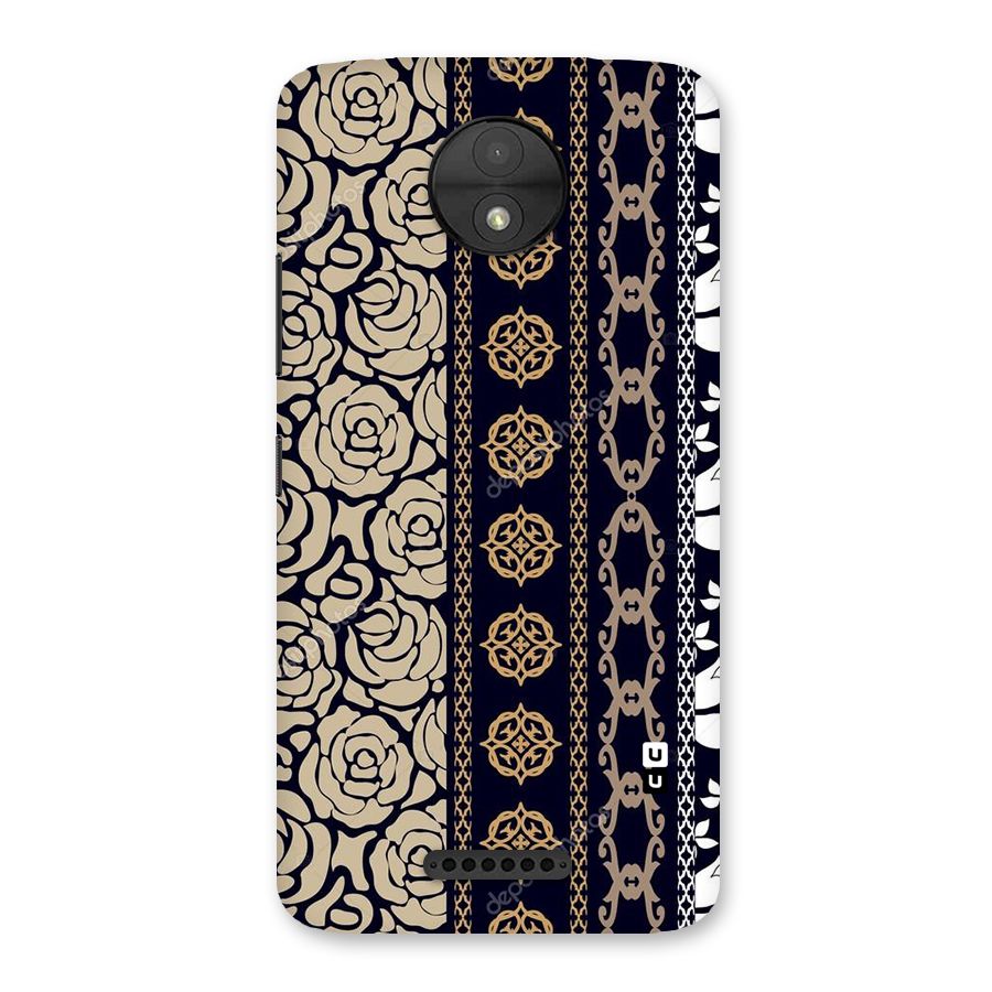 Seamless Pattern Back Case for Moto C
