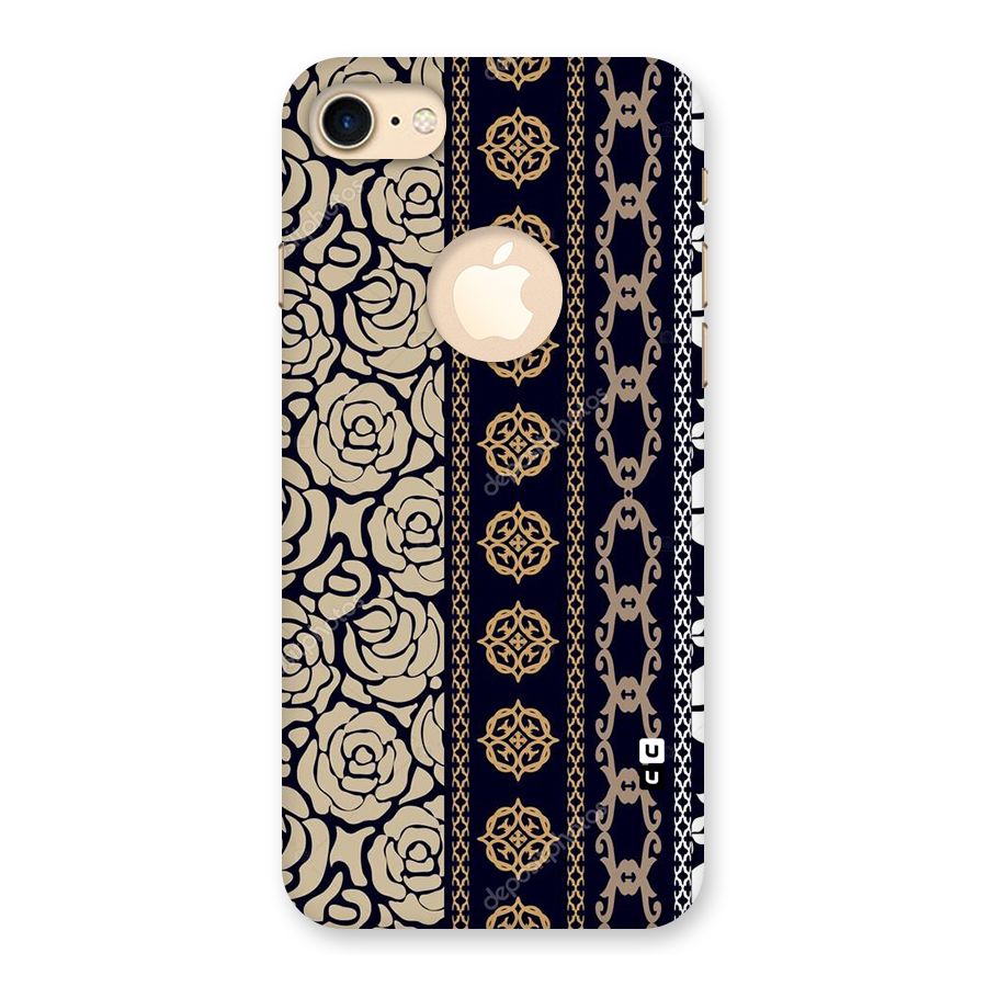 Seamless Pattern Back Case for iPhone 7 Logo Cut