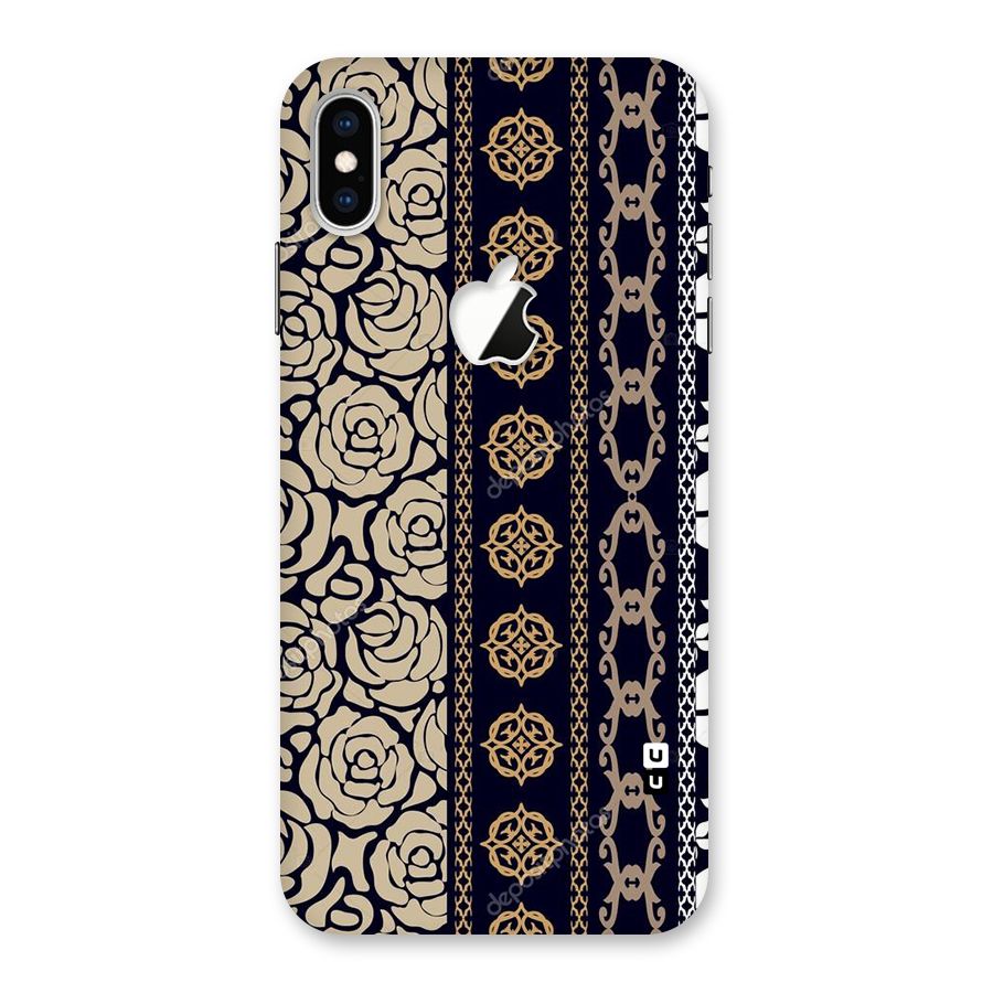 Seamless Pattern Back Case for iPhone XS Max Apple Cut