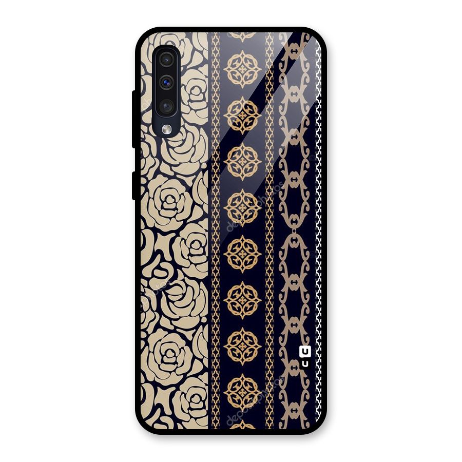 Seamless Pattern Glass Back Case for Galaxy A50