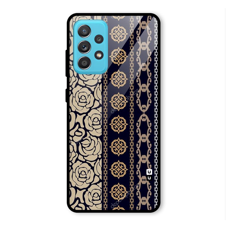 Seamless Pattern Glass Back Case for Galaxy A52