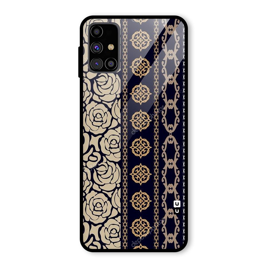 Seamless Pattern Glass Back Case for Galaxy M31s