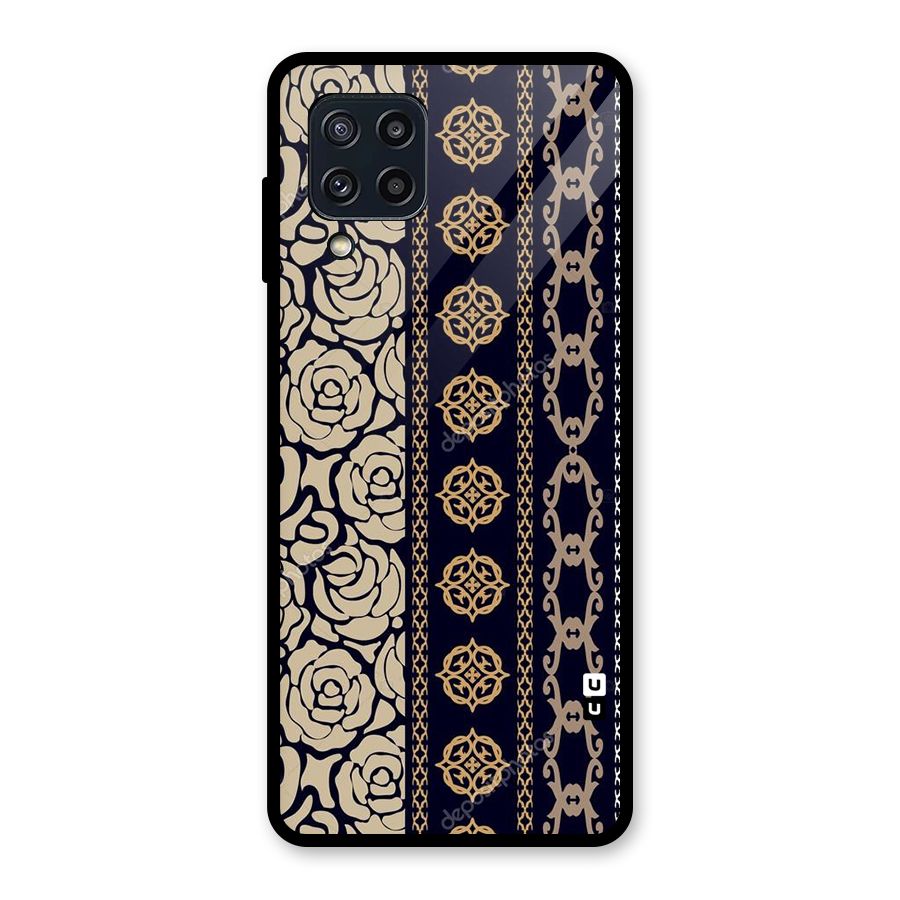 Seamless Pattern Glass Back Case for Galaxy M32