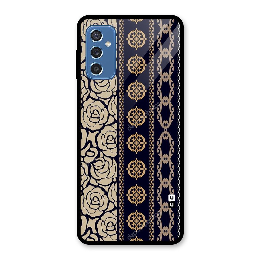 Seamless Pattern Glass Back Case for Galaxy M52 5G