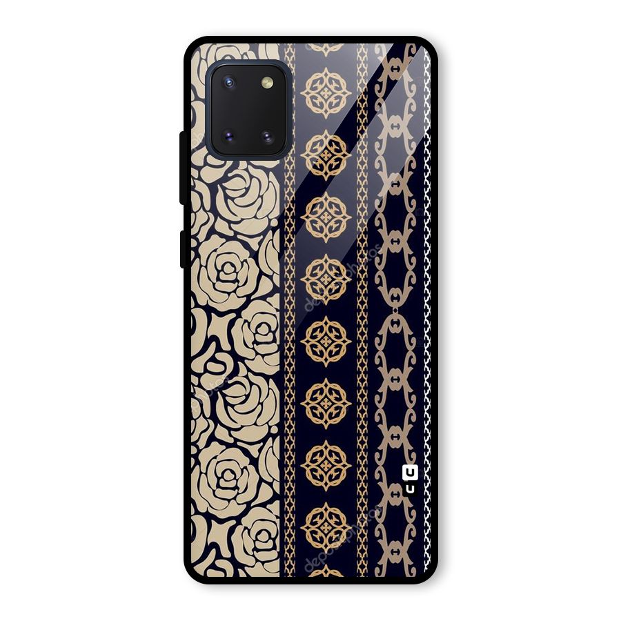 Seamless Pattern Glass Back Case for Galaxy Note 10 Lite